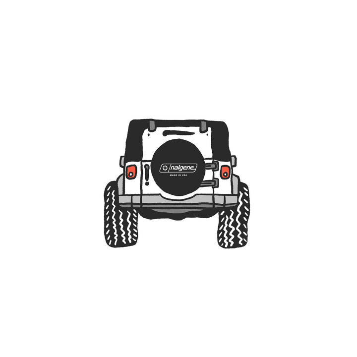 Four Wheeling Sticker M0