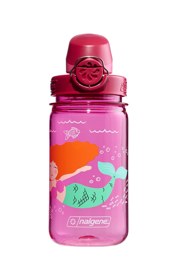 12oz On-The-Fly Kids Lock-Top Bottle with Graphics - Fantastical Mermaid
