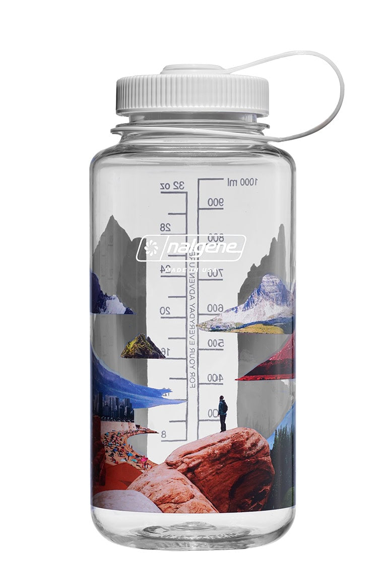 32oz Wide Mouth Surrealist Bottles - Landscapes